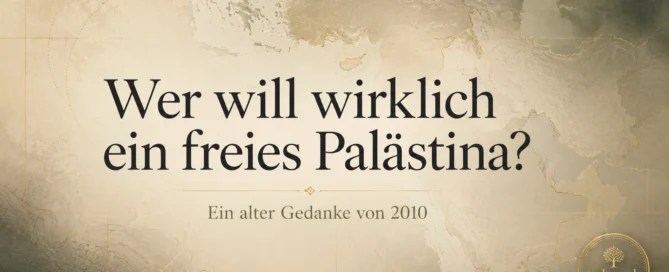 Dezente Karte des Nahen Ostens mit der Frage: Wer will ein freies Palästina? Kommentar von Hellseherin Tedora in Kanton St. Gallen