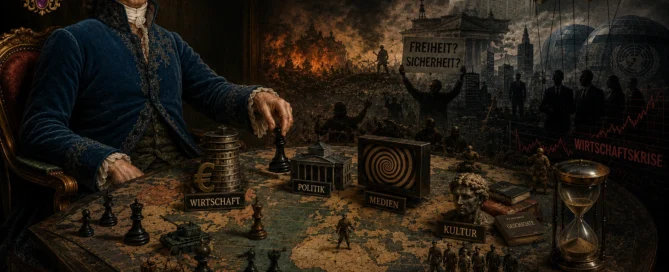 3. Weltkrieg: Verrat, Sire, ist nur eine Frage des Datums – symbolisches Zeitgeistbild über Macht, Politik, Medien, Wirtschaft und gesellschaftliche Entwicklungen