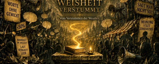 Wenn die Weisheit verstummt- Gedankennotiz von Hellseherin Tedora