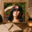 Hellseherin Tedora in spiritueller Beratungsatmosphäre mit Kristallkugel, Kerzenlicht und Symbolen für Intuition und Vertrauen