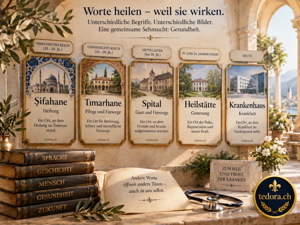 Historische Wegweiser von Sifahane über Spital bis Krankenhaus auf dem Blog von Hellseherin Tedora aus der Schweiz.